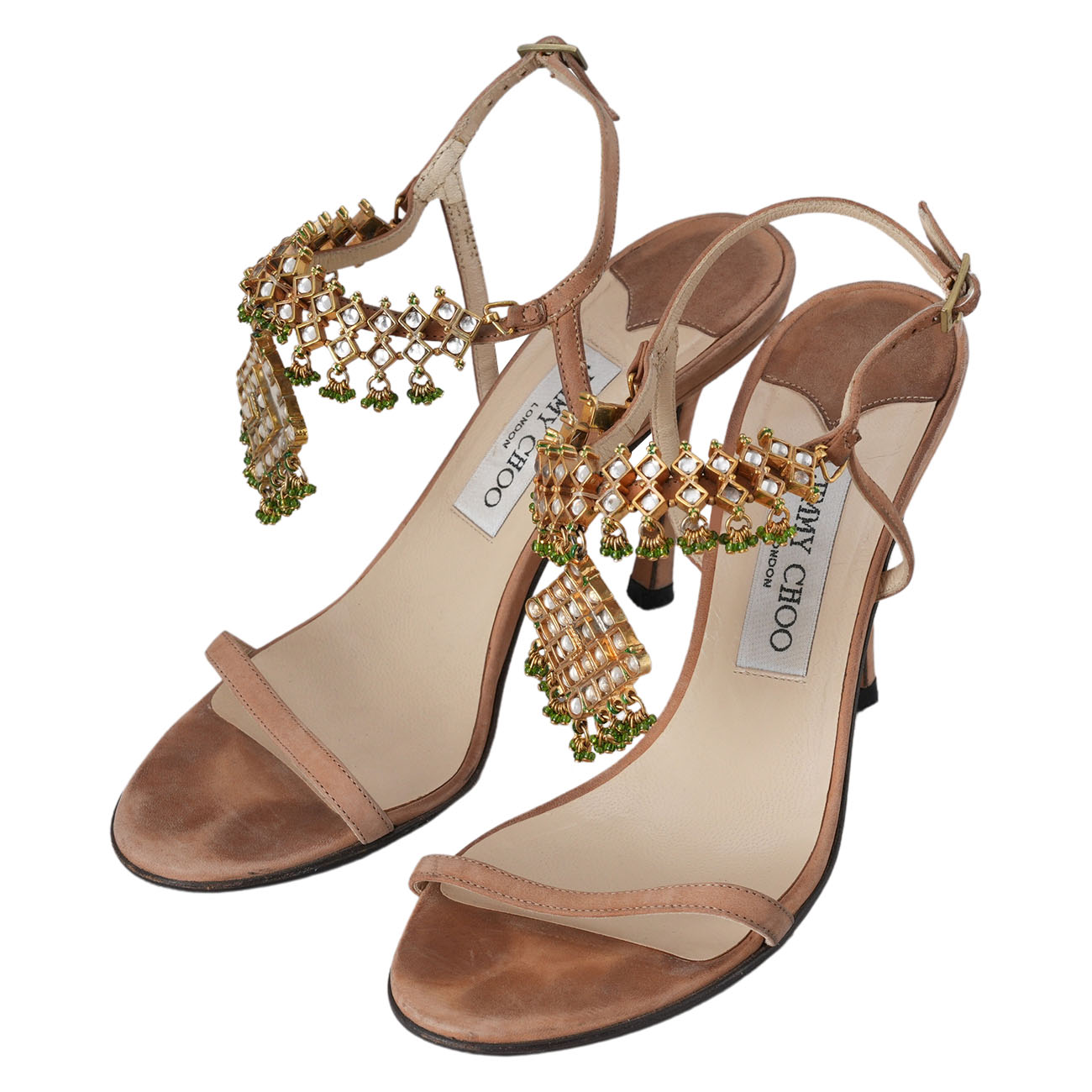JIMMY CHOO(USED)지미추 여성 샌들 #38
